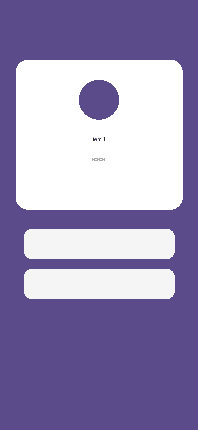 Collections screen